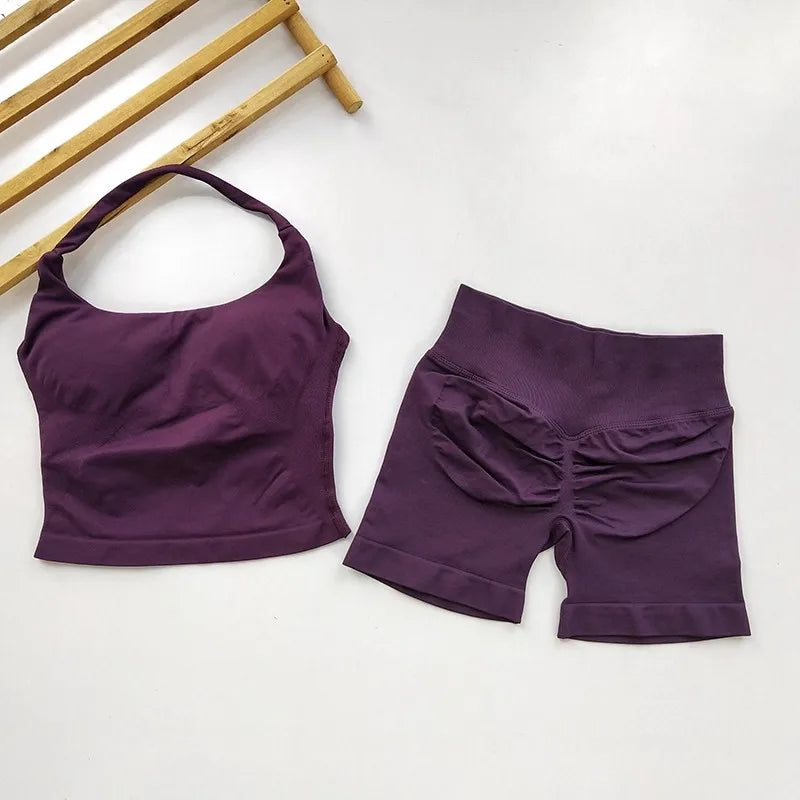 Halter Neck Sports Set