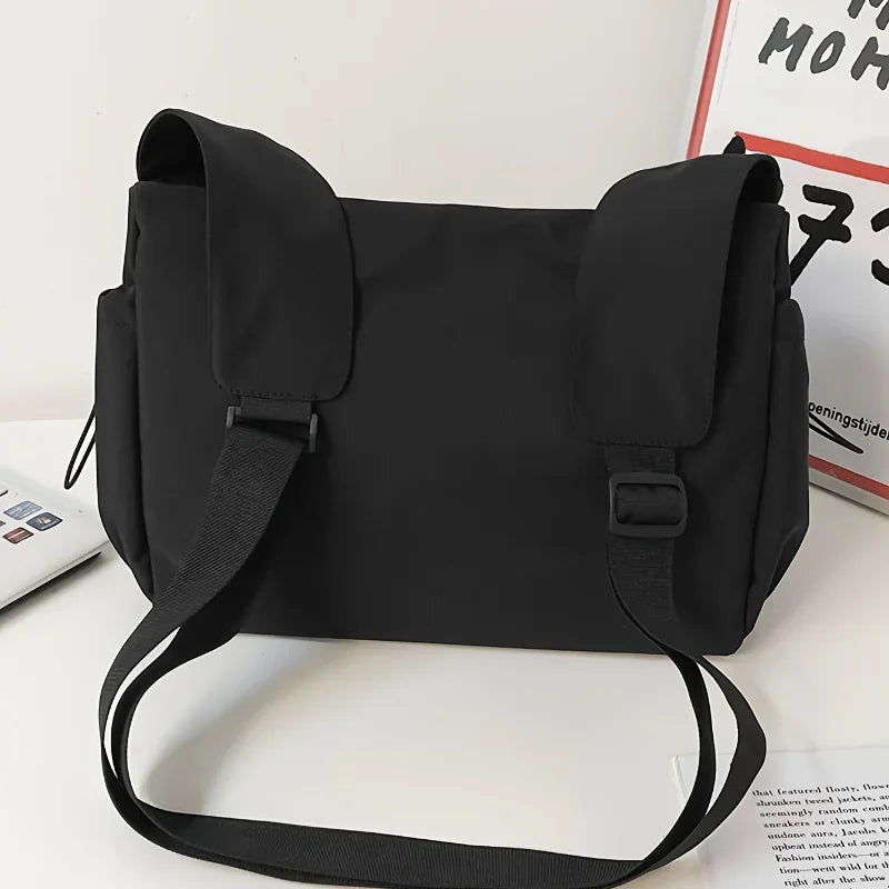 Elegant Crossbody Bag for Women – Drawstring Accent & Secure Zip Closure