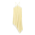 Lace Detail Satin Dress